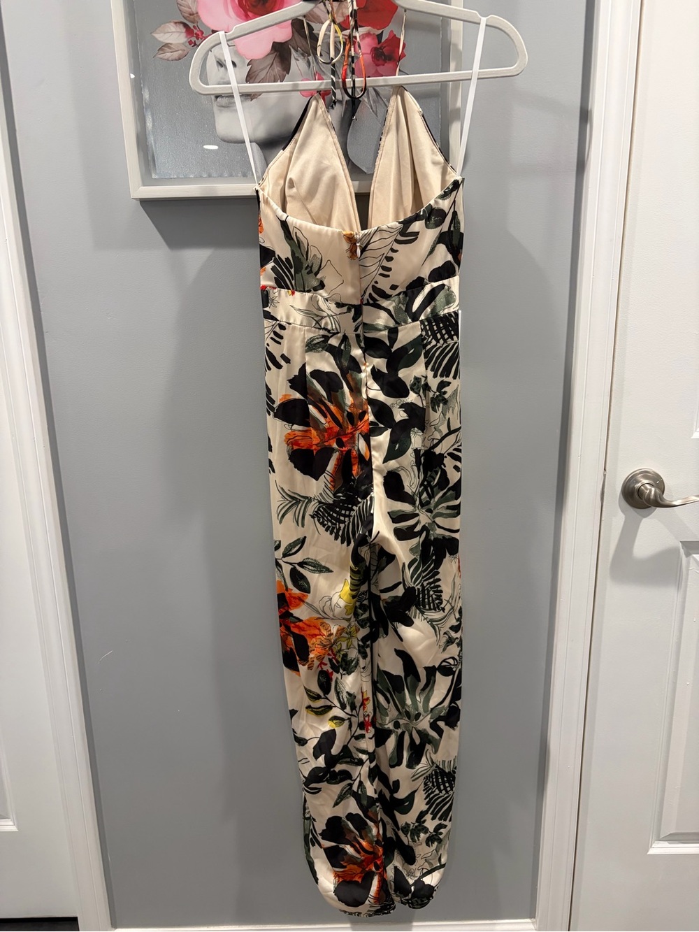 Sold Out Anthropologie Katie May Never Cross Tropical Jumpsuit Halter Size Small - Picture 10 of 15